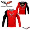 HOODIE CHEVROLET CORVETTE, CHEVROLET 3D SPRING AUTUMN, MENS CASUAL HOODIE QK996
