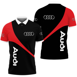 POLO T-SHIRT AUDI, AUDI CLOTHING, AUDI SHIRT JE89