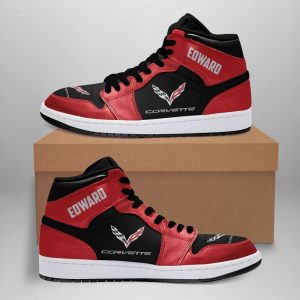 JORDAN SNEAKERS CORVETTE, CORVETTE SHOES, CUSTOM SHOES, SNEAKERS, DRIVING SHOES, RACING SHOES XB144