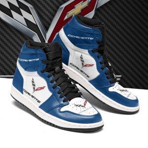 JORDAN SNEAKERS CORVETTE, CORVETTE SHOES, CUSTOM SHOES, SNEAKERS, DRIVING SHOES, RACING SHOES QJ328