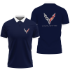 CORVETTE POLO T-SHIRT, VINTAGE CORVETTE, CHEVROLET, CORVETTE, SHIRT, DRIFT CAR WB558