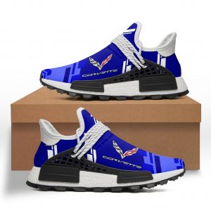 CORVETTE NMD HUMAN RACE SHOES, CORVETTE SNEAKERS, GIFT, CHEVROLET SHOES, DRIFT CAR SHOES RN875