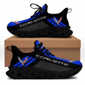 CORVETTE RUNNING MAX SOUL SHOES, CORVETTE SNEAKERS, GIFT, CHEVROLET SHOES, DRIFT CAR SHOES MC323