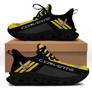 CORVETTE RUNNING MAX SOUL SHOES, CORVETTE SNEAKERS, GIFT, CHEVROLET SHOES, DRIFT CAR SHOES VT224