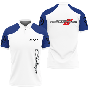 POLO TEE T-SHIRT, DODGE CHALLENGER, DODGE, RAM, DODGE LOGO CAR, SHIRT, DRIFT CAR IC19