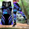Purple Jeep Girl Tank Top And Legging Set Cn41