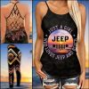 JEEP AND BEACH CRISS-CROSS TANKTOP AND LEGGING SET CG71
