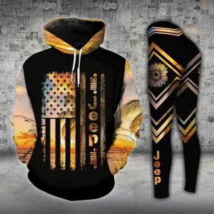 JEEP GIRL SUNSET LEGGING AND HOODIE SET HW31