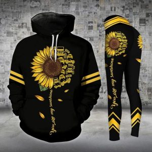 JEEP GIRL YOU ARE MY SUNSHINE LEGGING AND HOODIE SET CV52
