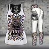 JEEP GIRL LEOPARD PATTERN LEGGING AND TANK TOP SET GQ71