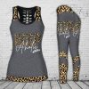 JEEP AHOLIC LEOPARD LEGGING AND TANK TOP SET XB39