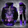 JEEP AND LOUD MUSIC PURPLE LEGGING AND HOODIE SET DQ78