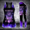 JEEP AND LOUD MUSIC PURPLE LEGGING AND TANKTOP SET DF13
