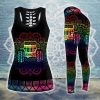 JEEP MANDALA RAINBOW LEGGING AND TANK TOP SET CB37
