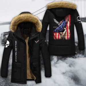 PARKA JACKET CONVERTE, CHEVROLET PARKA JACKET, CORVETTE CLOTHING, RACING CLOTHING KW59