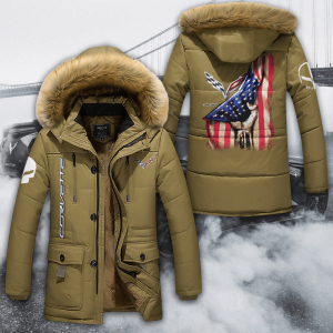 PARKA JACKET CONVERTE, CHEVROLET PARKA JACKET, CORVETTE CLOTHING, RACING CLOTHING NW39