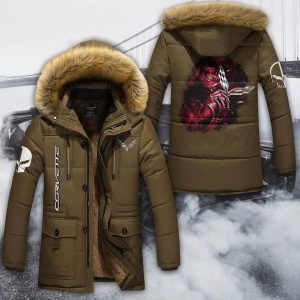 PARKA JACKET CONVERTE, CHEVROLET PARKA JACKET, CORVETTE CLOTHING, RACING CLOTHING KM21