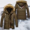 PARKA JACKET CONVERTE, CHEVROLET PARKA JACKET, CORVETTE CLOTHING, RACING CLOTHING FV41