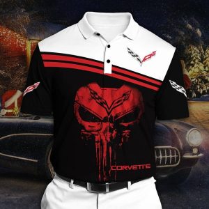 POLO T-SHIRT CORVETTE, CHEVROLET CLOTHING, CORVETTE SHIRT, CORVETTE GIFT, DRIVING SHIRT ER84