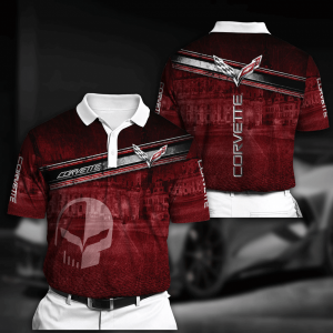 POLO T-SHIRT CORVETTE, CHEVROLET CLOTHING, CORVETTE SHIRT, CORVETTE GIFT, DRIVING SHIRT TH91
