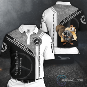 POLO T-SHIRT MERCEDES, MERCEDES CLOTHING, MERCEDES SHIRT, DRIFT CAR SHIRT NE41