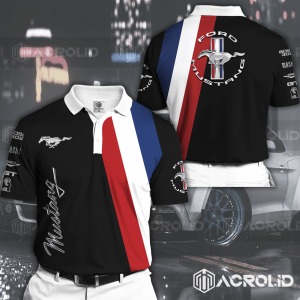 POLO T-SHIRT FORD MUSTANG QD28