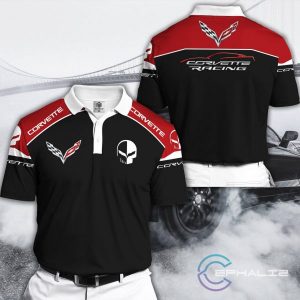 POLO T-SHIRT CORVETTE, CHEVROLET CLOTHING, CORVETTE SHIRT, CORVETTE GIFT, DRIVING SHIRT MK58