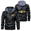 LEATHER JACKET CHEVROLET, CHEVROLET CLOTHING, LEATHER JACKET CAR JK49