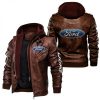 LEATHER JACKET FORD BK54