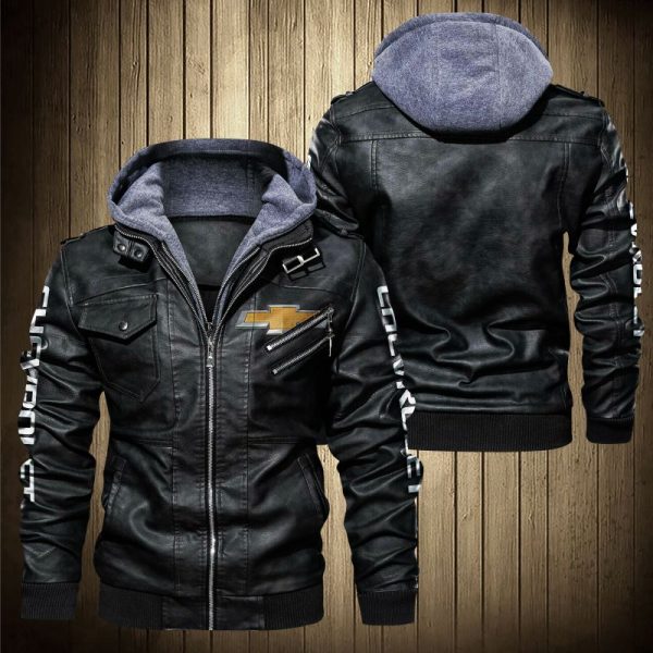 LEATHER JACKET CHEVROLET, CHEVROLET CLOTHING, CHEVROLET GIFT, RACING ...