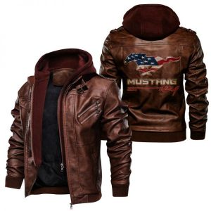 ford mustang genuine leather jacket