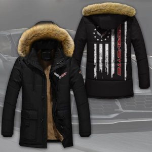 PARKA JACKET CONVERTE, CHEVROLET PARKA JACKET, CORVETTE CLOTHING, RACING CLOTHING KS71