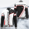 BASEBALL JERSEY CORVETTE, JERSEY CHEVROLET, CORVETTE CLOTHING, RACING JERSEY, DRIVING JERSEY EJ32