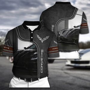 POLO T-SHIRT CORVETTE, CHEVROLET CLOTHING, CORVETTE SHIRT, CORVETTE GIFT, DRIVING SHIRT RB48