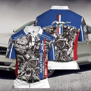 POLO T-SHIRT FORD MUSTANG NC19
