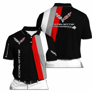 POLO T-SHIRT CORVETTE, CHEVROLET CLOTHING, CORVETTE SHIRT, CORVETTE GIFT, DRIVING SHIRT NE29