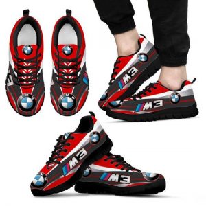 3D PRINTED BMW M3 LPH-HL SNEAKERS VER 1 FOR MEN & WOMEN (RED)