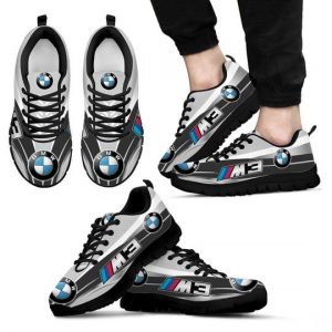 3D PRINTED BMW M3 TTT-HL SNEAKERS VER 1 FOR MEN & WOMEN (GREY)
