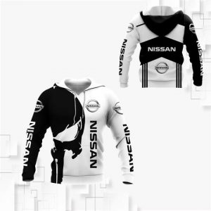 3D ALL OVER PRINTED NISSAN TTT-VA SHIRTS VER 2 (WHITE)