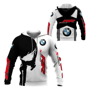 3D ALL OVER PRINTED BMW S1000RR TTT-LT SHIRTS VER 2 (WHITE)