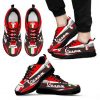 3D PRINTED PIAGGIO VESPA NCT-HL SNEAKERS VER 1 FOR MEN & WOMEN (RED)