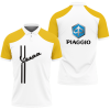 3D PRINTED PIAGGIO VESPA NCT-VA POLO SHIRT VER 1 (YELLOW)