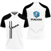 3D PRINTED PIAGGIO VESPA NCT-VA POLO SHIRT VER 1 (BLACK)