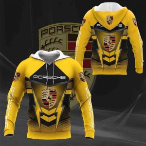 3D ALL OVER PRINTED PORSCHE LPH-NH SHIRTS VER 3 (YELLOW)