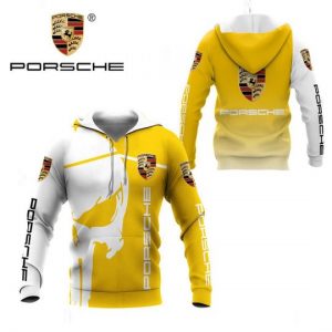 3D ALL OVER PRINTED PORSCHE LPH-NH SHIRTS VER 1 (YELLOW)