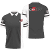 3D PRINTED TOYOTA YARIS TNT-VA POLO SHIRT VER 2(GREY)