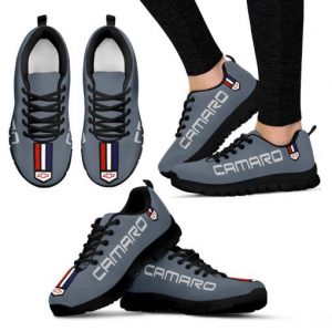 CHEVROLET CAMARO RUNNING SHOES SATIN STEEL GRAY
