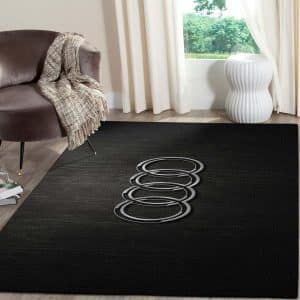 AUDI LOGO SUPERCARS AREA RUGS LIVING ROOM CARPET FN151201 LOCAL BRANDS FLOOR DECOR