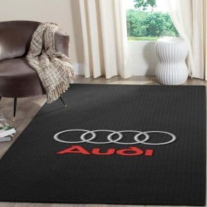 AUDI LOGO SUPERCARS AREA RUGS LIVING ROOM CARPET FN151202 LOCAL BRANDS FLOOR DECOR