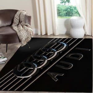 AUDI LOGO SUPERCARS AREA RUGS LIVING ROOM CARPET FN151203 LOCAL BRANDS FLOOR DECOR